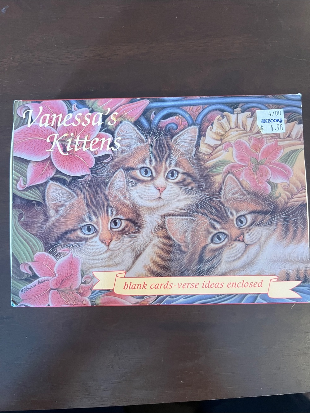 Vanessa's Kittens Decorative Blank Greeting Cards 20 / 4 of each design